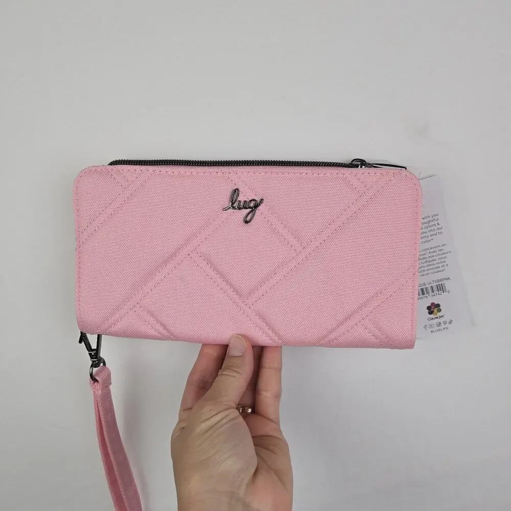 Lug Arabesque Zip Wallet In Pink. New With Tag.
